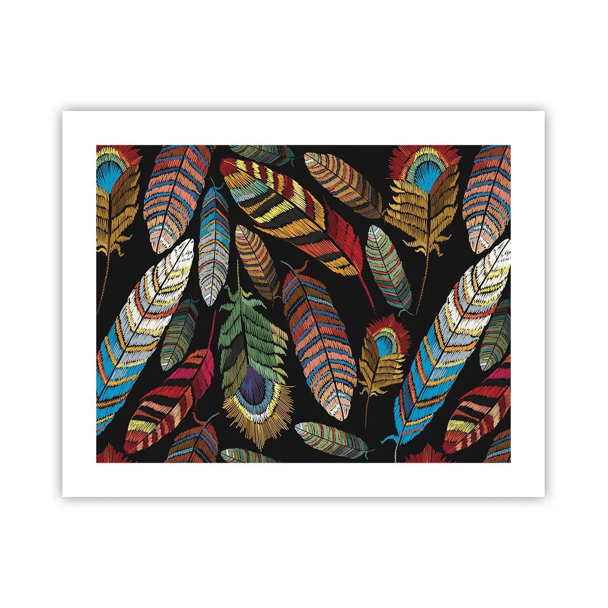 Poster - Het vogelcarnaval - 50x40 cm