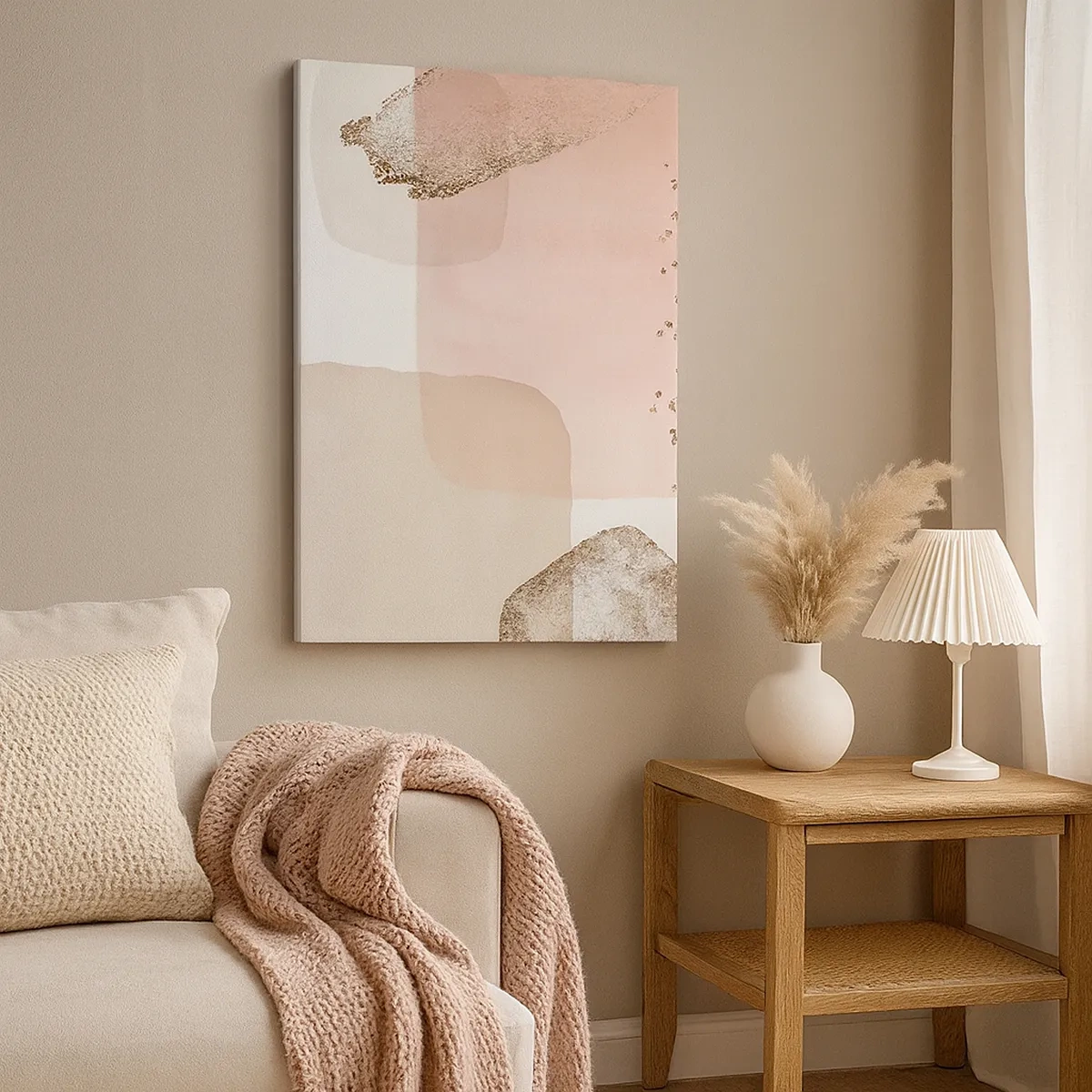 Schilderen op canvas - Een blik door kleur - 50x70 cm