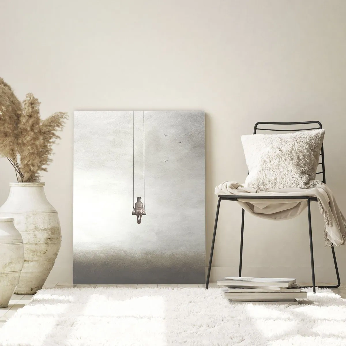 Schilderen op glas - Een kind in ons - 80x120 cm