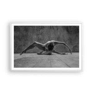 Poster in een witte lijst - Symmetrie gevonden - 91x61 cm