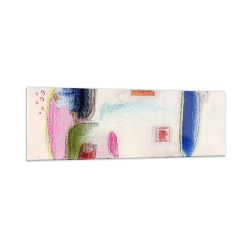 Schilderen op glas - Meer bol dan hol of plat - 160x50 cm