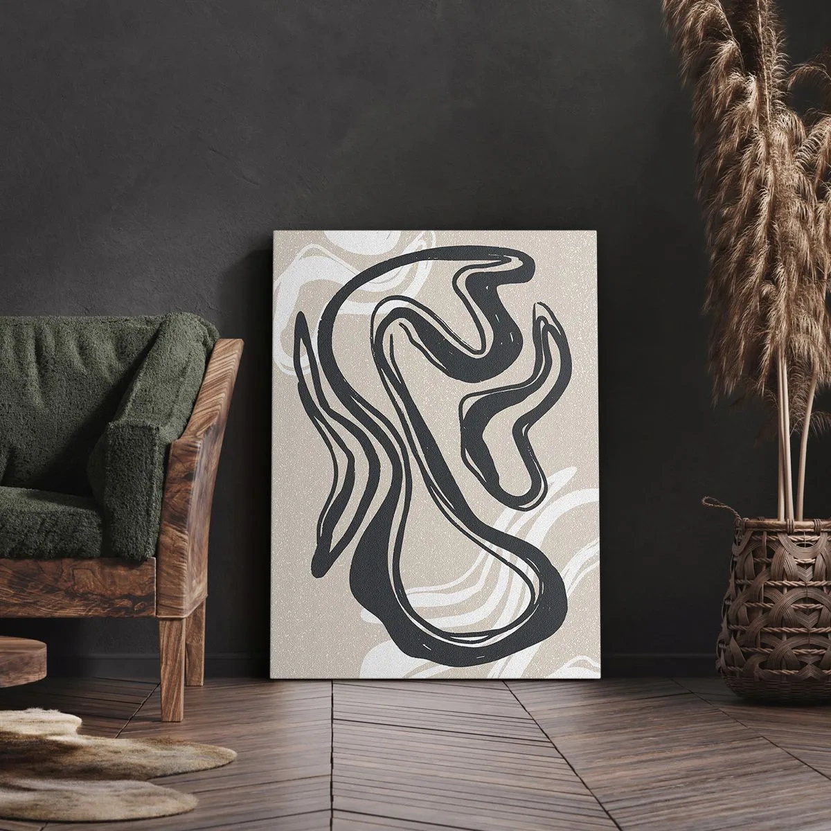 Schilderen op canvas - Expressie vermenigvuldigd - 45x80 cm