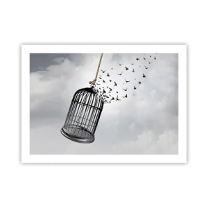 Poster - Geloof ... Hoop ... Vrijheid! - 70x50 cm