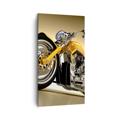 Schilderen op canvas - Een droom van kracht en snelheid - 45x80 cm