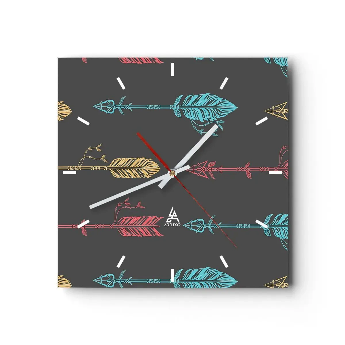 Wandklok - Klok - In de verordening - 40x40 cm