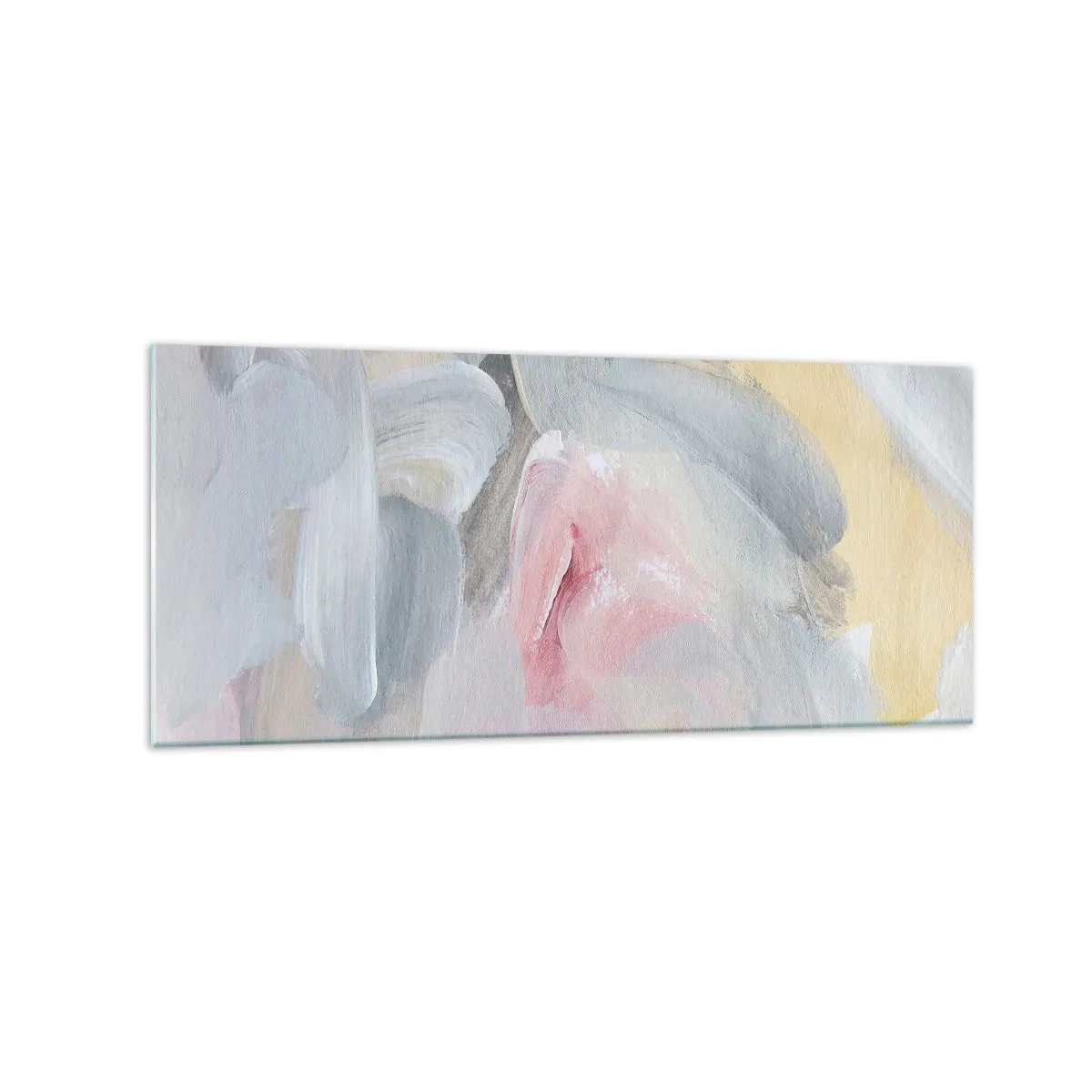 Schilderen op glas - In een pastelkleurige wereld - 120x50 cm