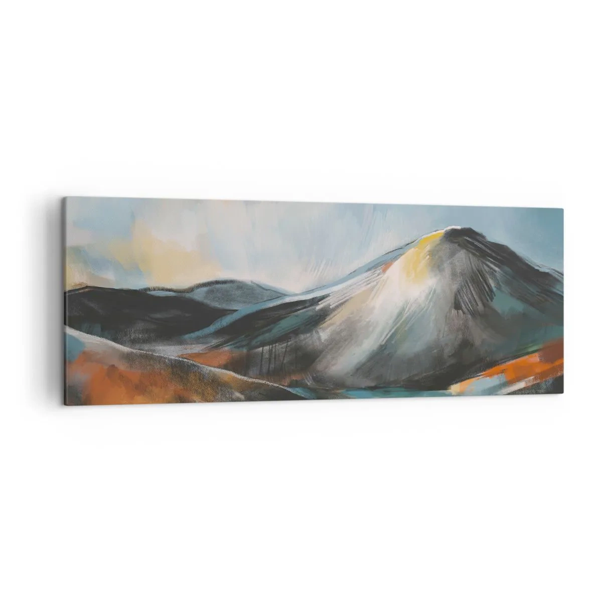 Schilderen op canvas - Ruw en prachtig - 140x50 cm