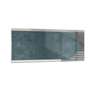 Schilderen op glas - Compositie op niveau - 100x40 cm