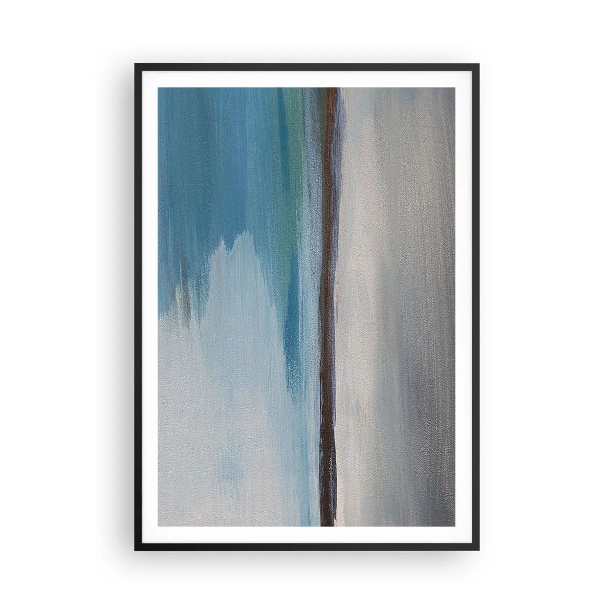 Poster in een zwarte lijst - Horizontaal landschap - 70x100 cm