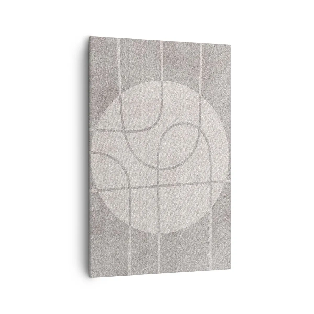 Schilderen op canvas - Rond en rechtdoor - 80x120 cm