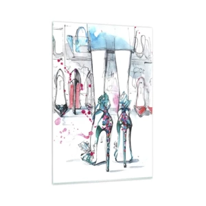 Schilderen op glas - Sesam, doe open - 80x120 cm