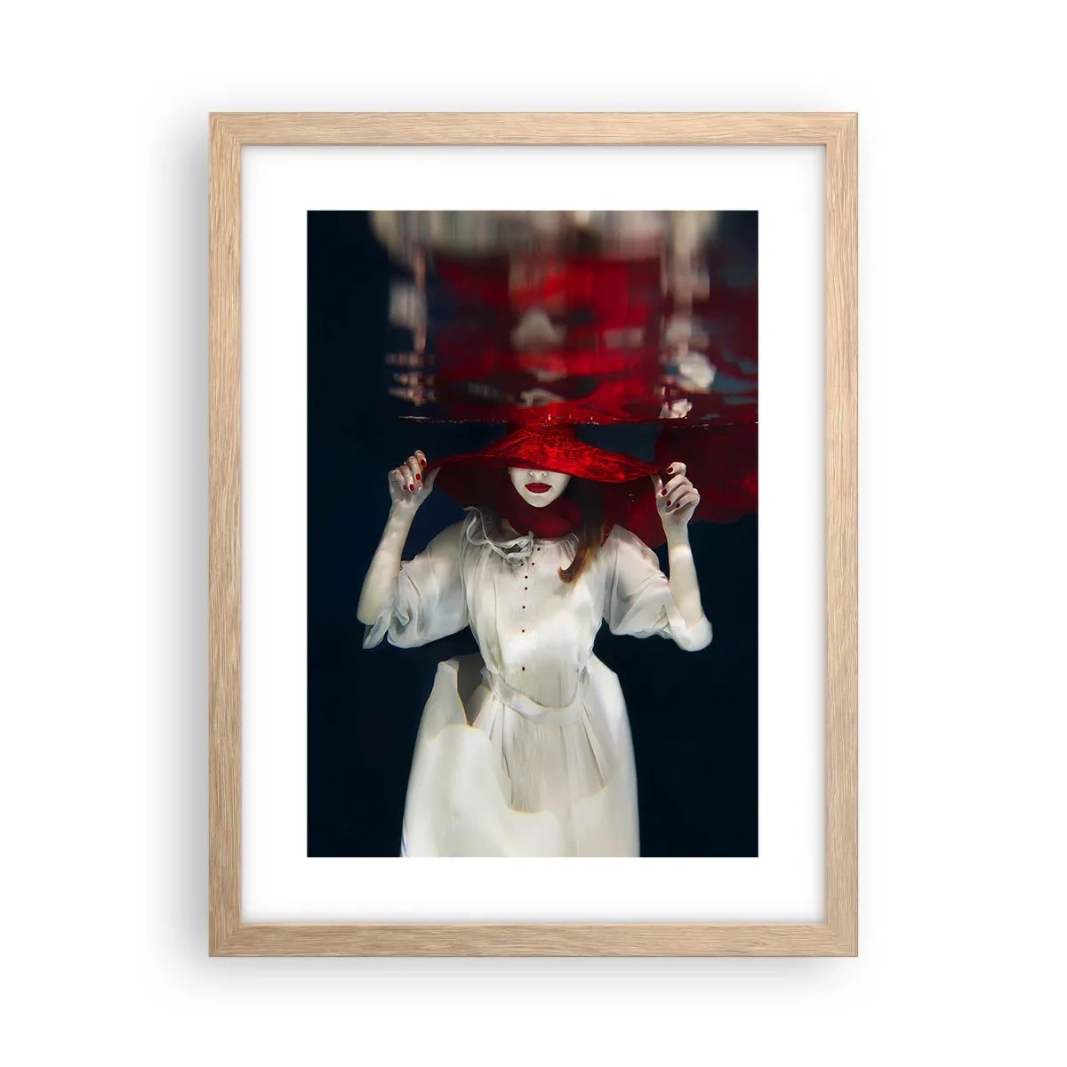 Een poster in een licht eiken lijst - Hatelijke godin in de Slavische mythologie - 30x40 cm