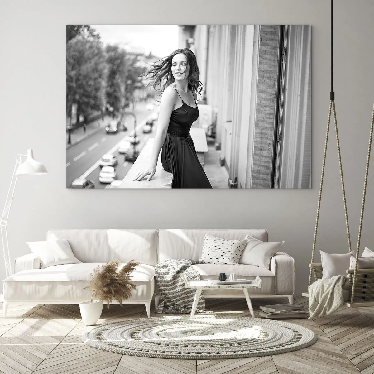 Schilderen op glas - Zeker een Parijzenaar - 100x70 cm