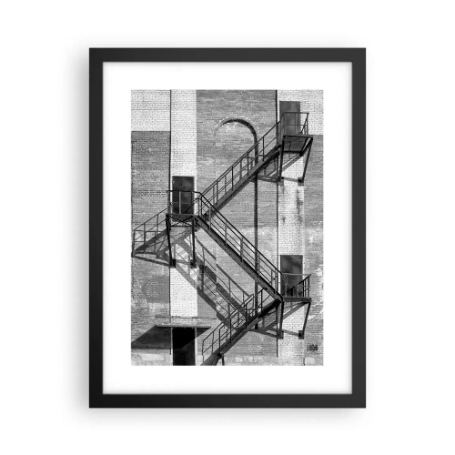 Poster in een zwarte lijst - Industriële stijl - 30x40 cm