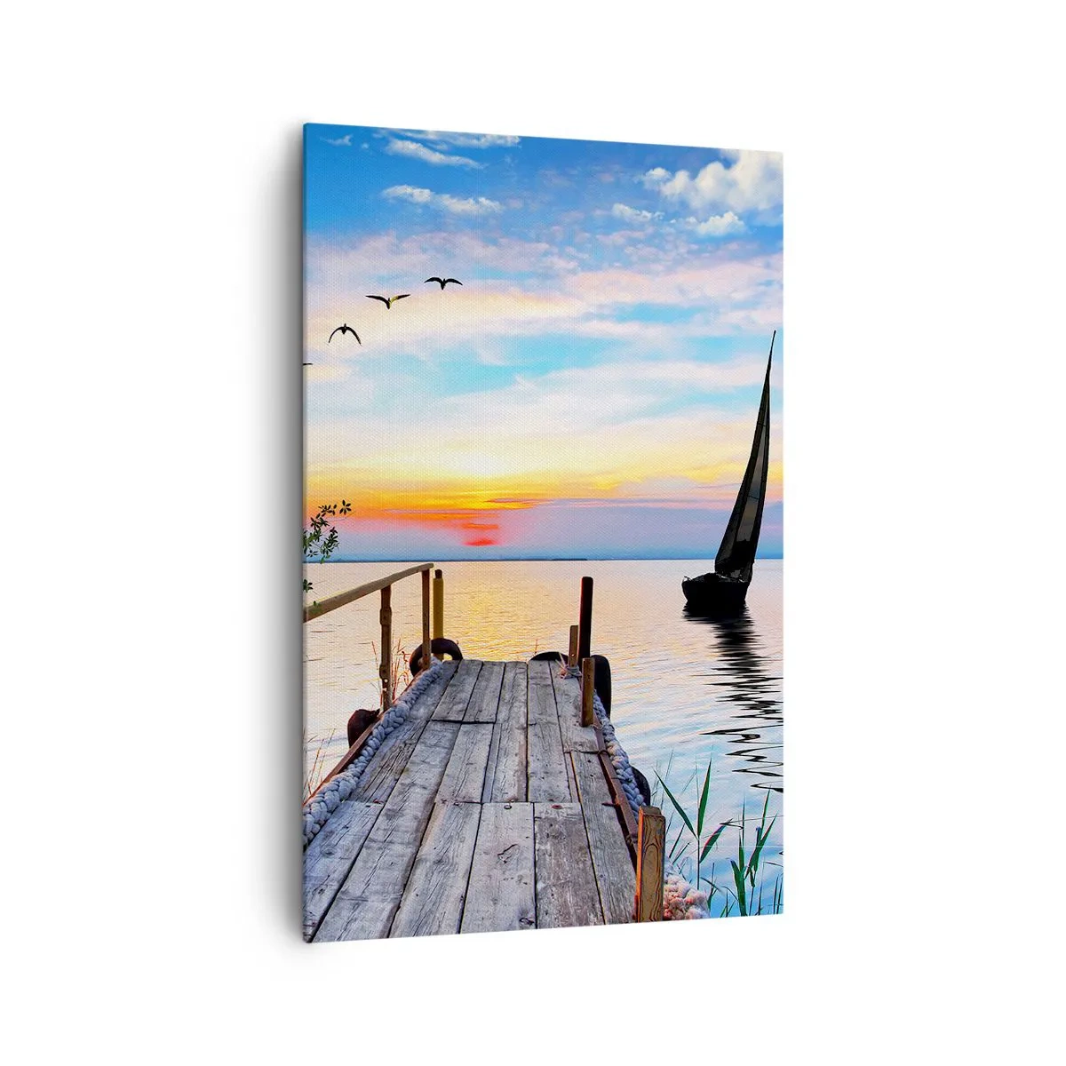 Schilderen op canvas - Goedeavond - 80x120 cm