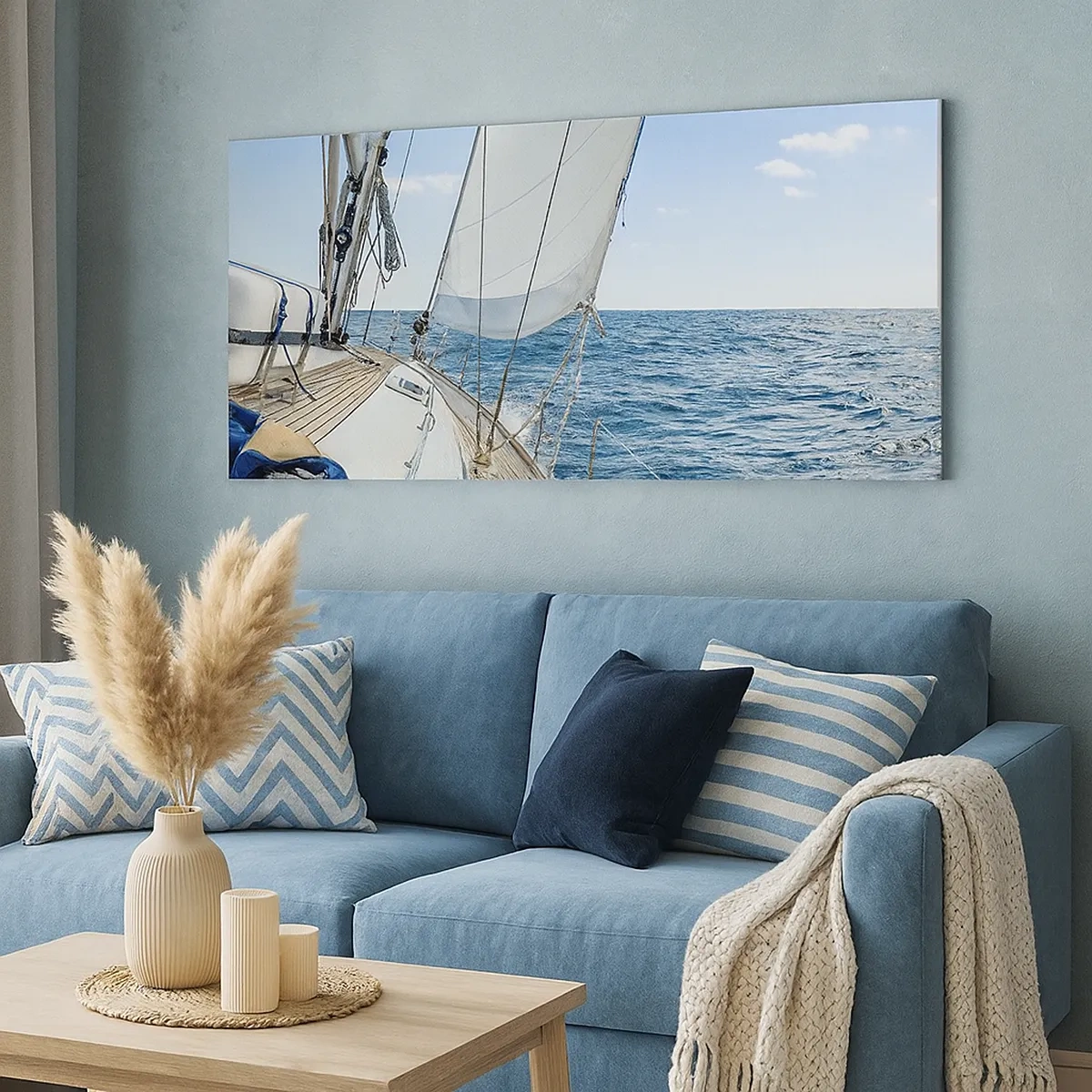 Schilderen op canvas - Ahoi, avontuur - 30x30 cm