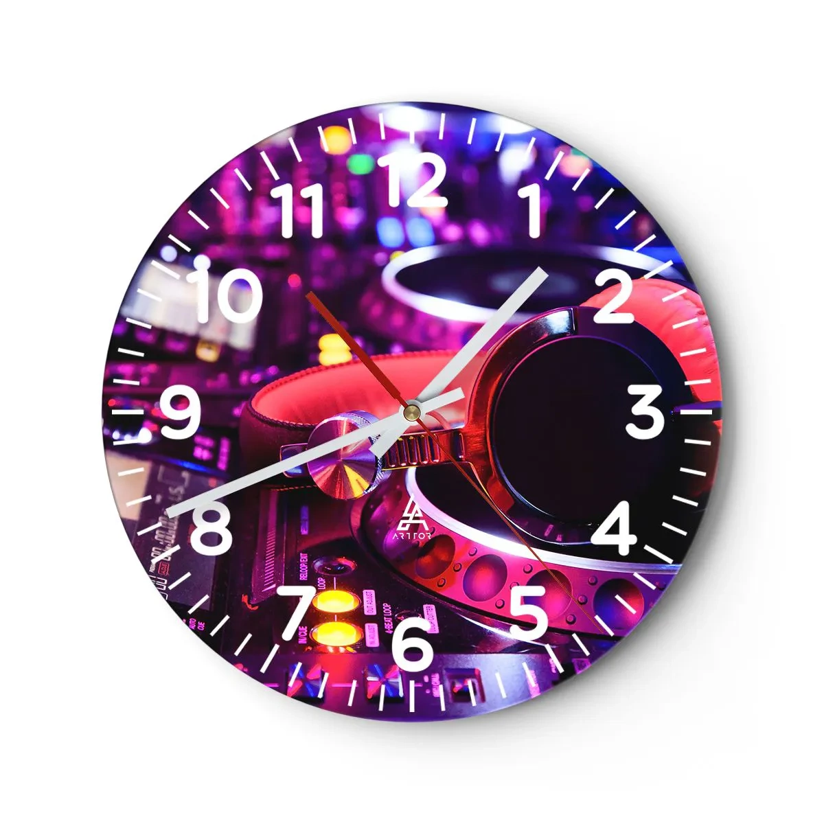 Wandklok - Klok - Voordat het plezier begint - 40x40 cm