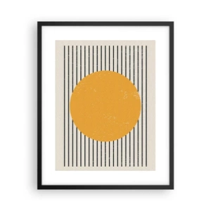 Poster in een zwarte lijst - De kracht van eenvoud - 40x50 cm