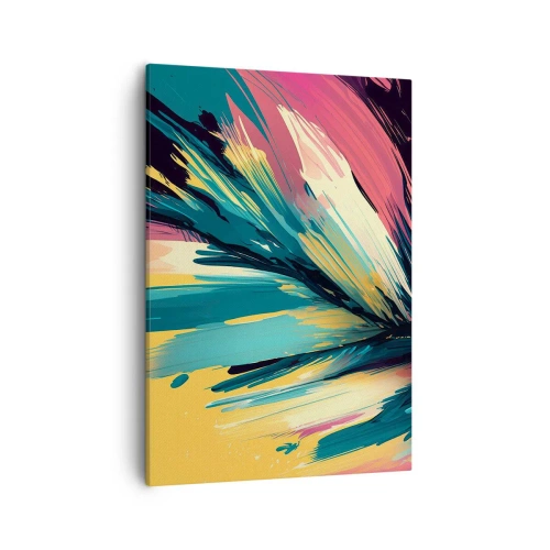 Schilderen op canvas - Compositie – een explosie van vreugde - 50x70 cm