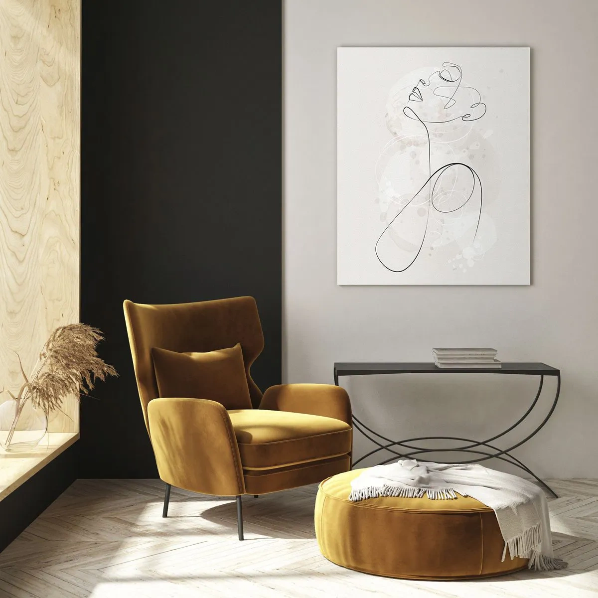 Schilderen op glas - De spiraal van schoonheid - 70x100 cm