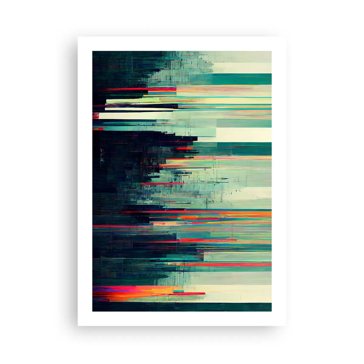 Poster - Futuristische stad - 50x70 cm