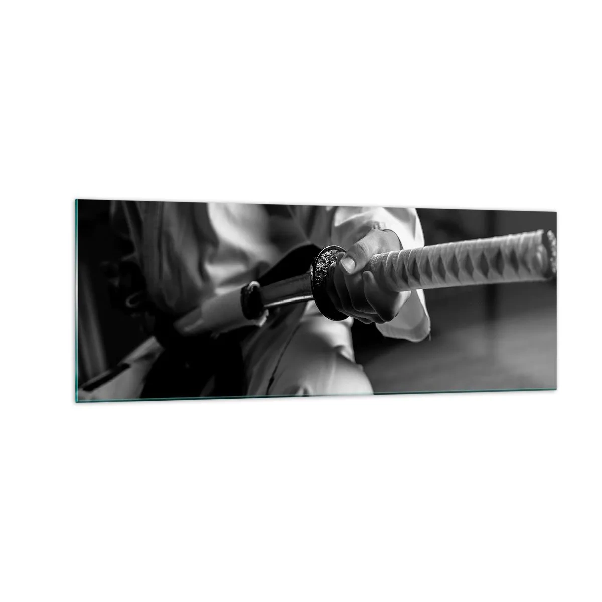 Schilderen op glas - Ziel van een vechter - 140x50 cm