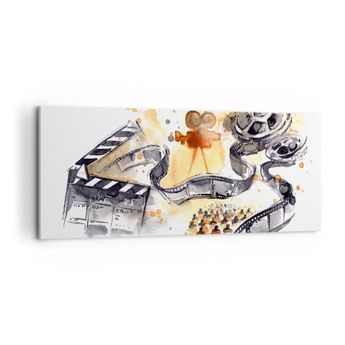 Schilderen op canvas - In het land van dromen - 100x40 cm