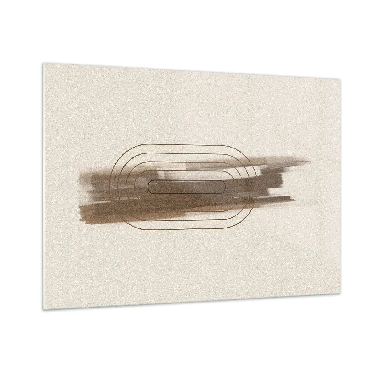 Schilderen op glas - Een briesje grijs - 100x70 cm