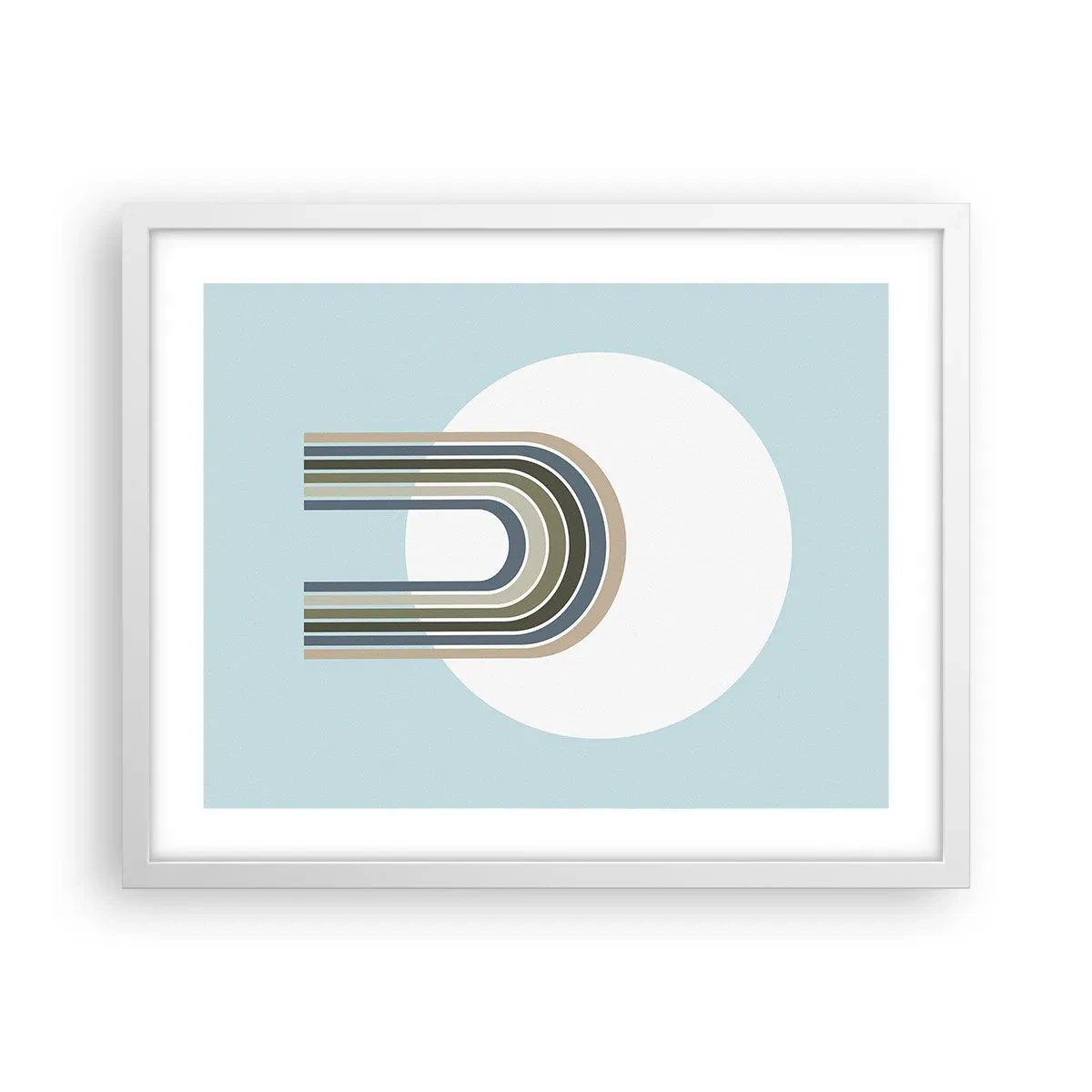 Poster in een witte lijst - Onweerstaanbare aantrekkingskracht - 50x40 cm