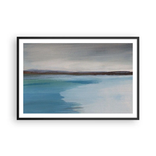 Poster in een zwarte lijst - Horizontaal landschap - 91x61 cm