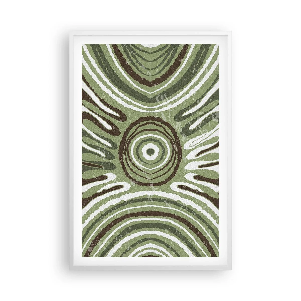 Poster in een witte lijst - Een explosie van emoties - 61x91 cm