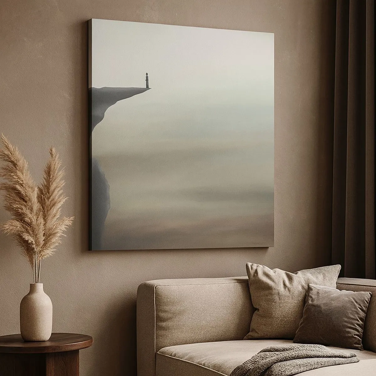 Schilderen op canvas - Omhoog, natuurlijk! - 30x30 cm