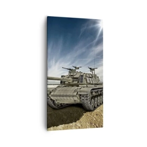 Schilderen op canvas - Een militaire droom - 55x100 cm