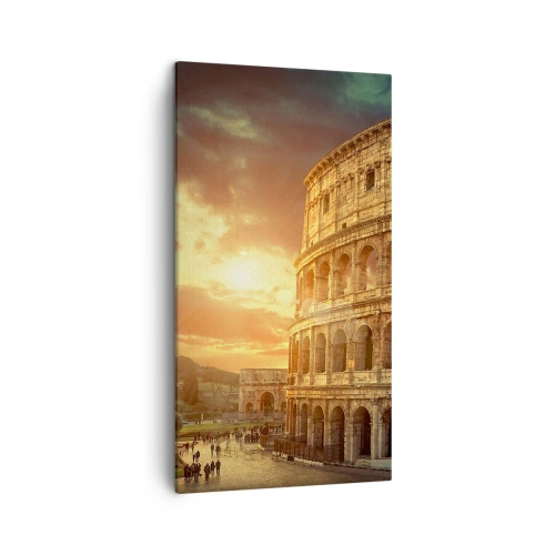 Schilderen op canvas - Een kolossale indruk - 45x80 cm