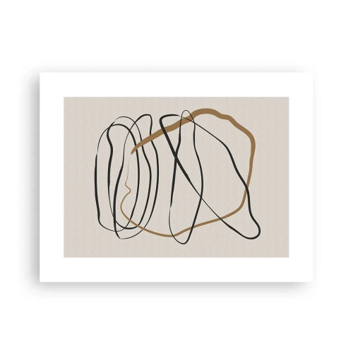 Poster - Compositie – loopdans - 40x30 cm