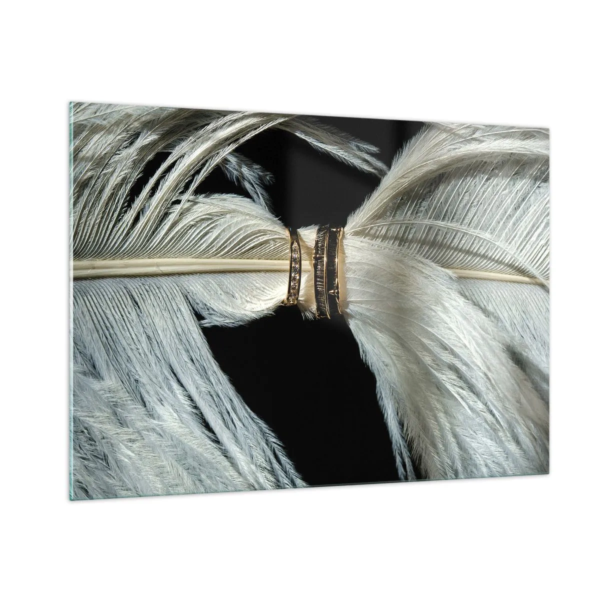 Schilderen op glas - ... en ik zal je niet verlaten ... - 100x70 cm