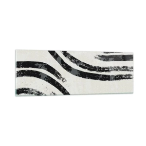 Schilderen op glas - Half gestopt - 90x30 cm