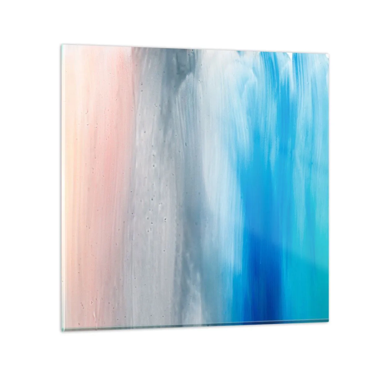 Schilderen op glas - Elementen: lucht - 50x50 cm