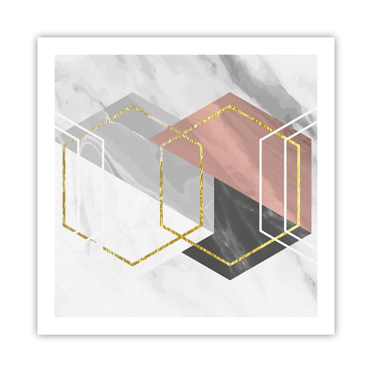 Poster - Keten samenstelling - 60x60 cm