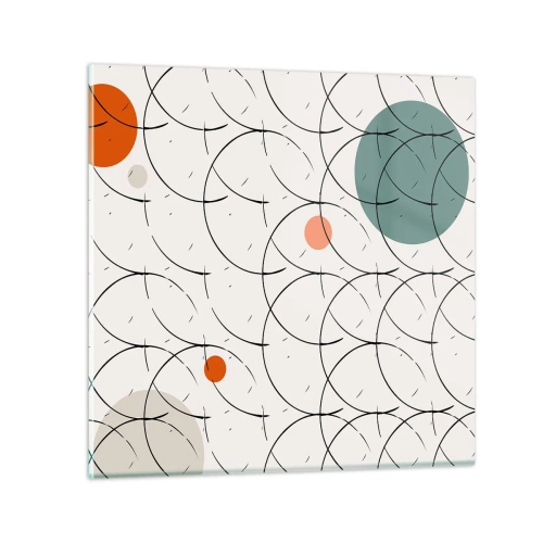 Schilderen op glas - In de pop-art-sfeer - 70x70 cm