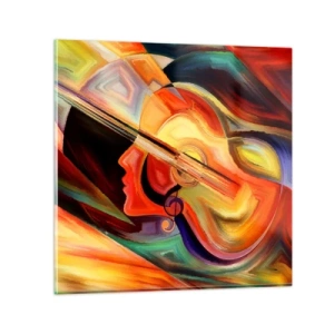Schilderen op glas - Alles in orde - 30x30 cm
