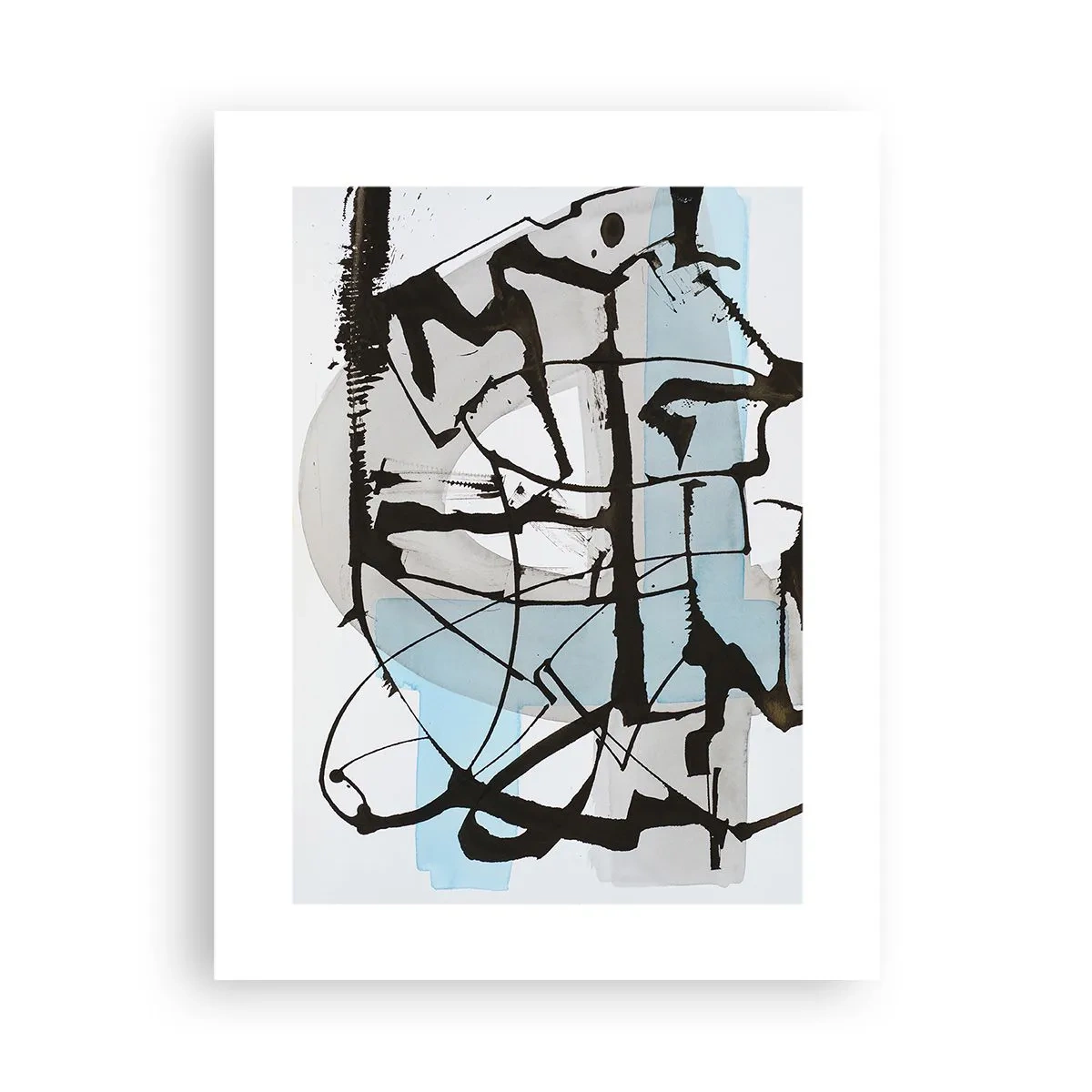 Poster - Toch blauw - 30x40 cm