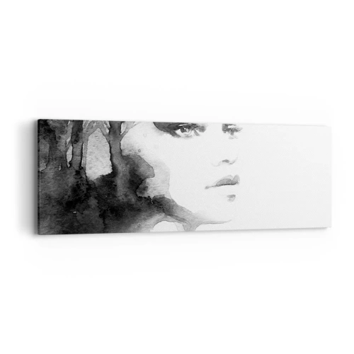 Schilderen op canvas - Gemaakt van mysterie en mist - 90x30 cm