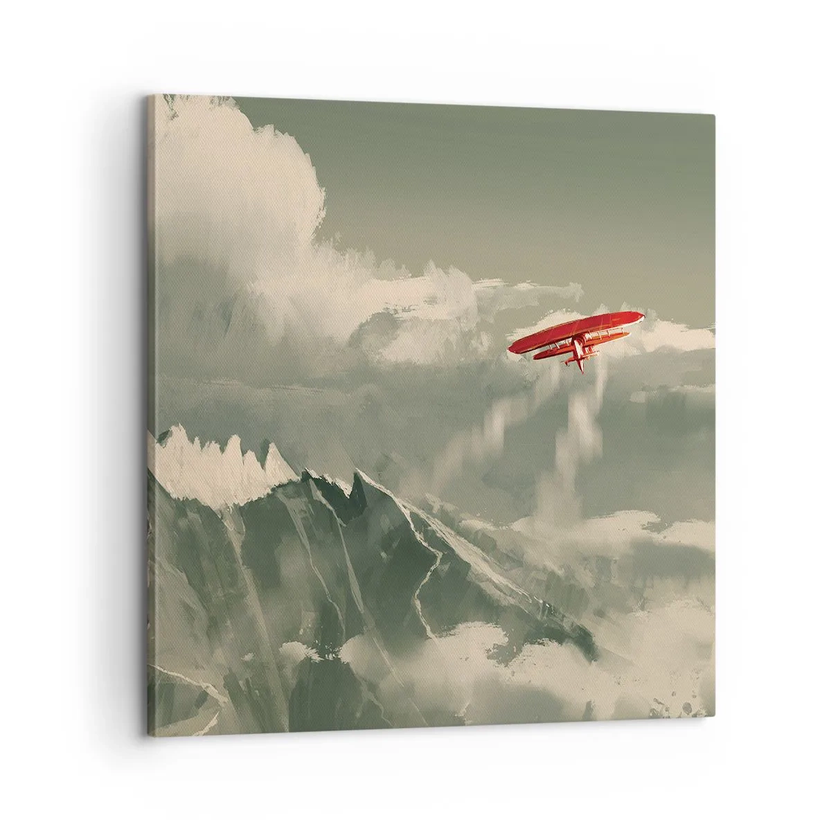 Schilderen op canvas - Onverschrokken pionier - 60x60 cm