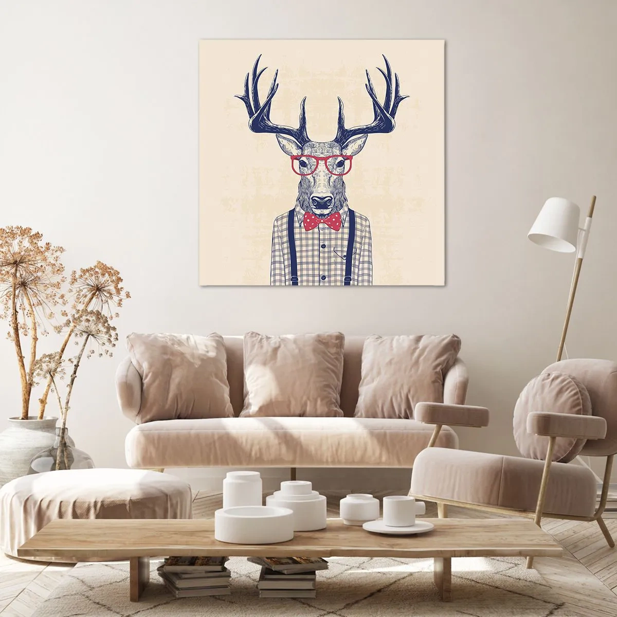 Schilderen op canvas - Een grappig extravaganza - 50x50 cm