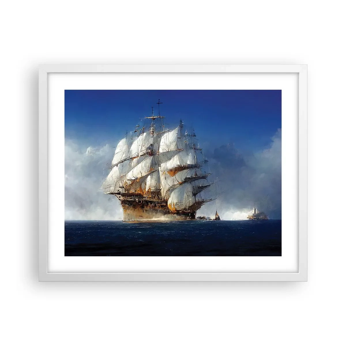 Poster in een witte lijst - The great glory! - 50x40 cm