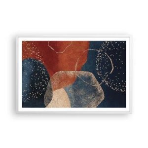 Poster in een witte lijst - De lichtheid van het zijn - 91x61 cm