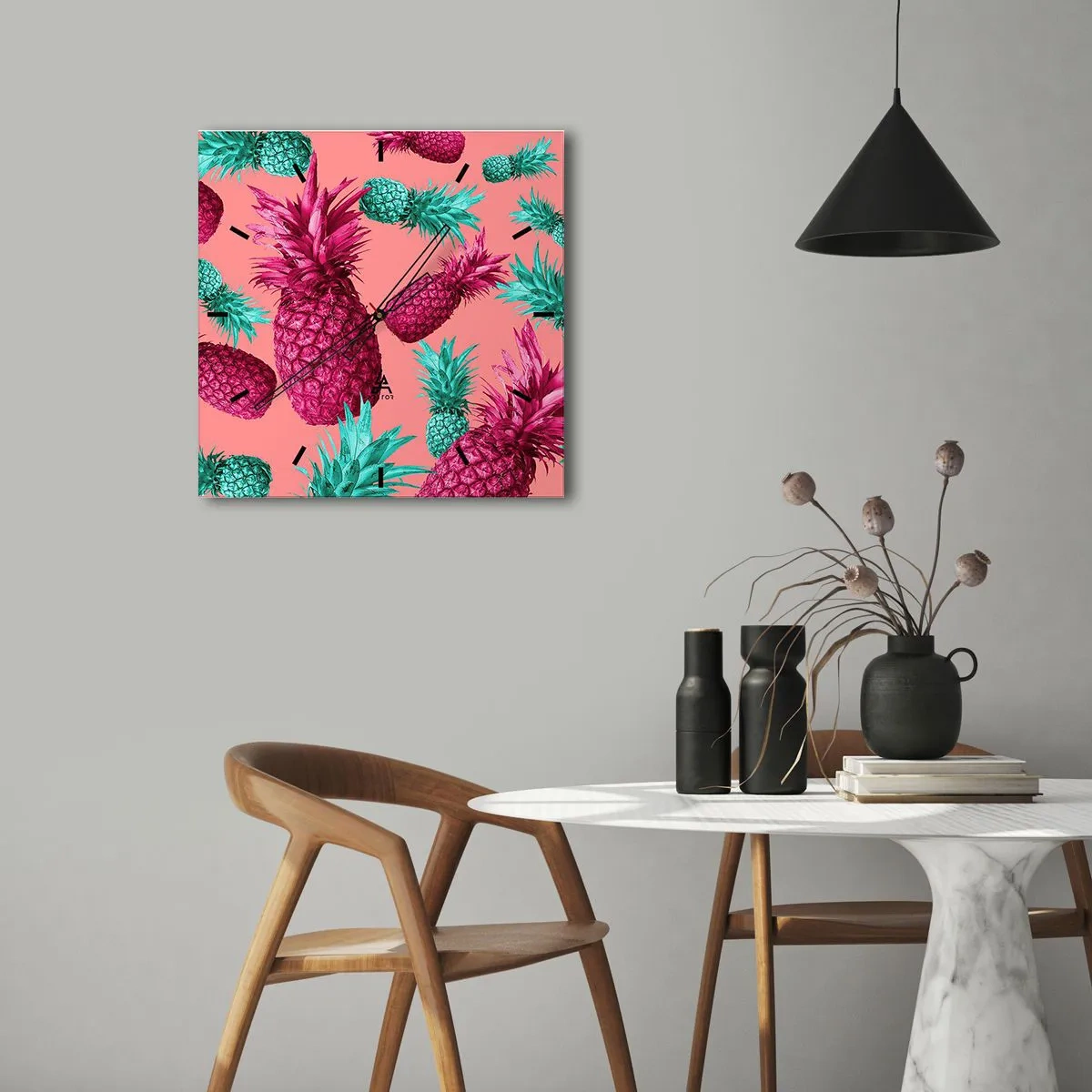 Wandklok - Klok - Vrijheid is zoet - 30x30 cm