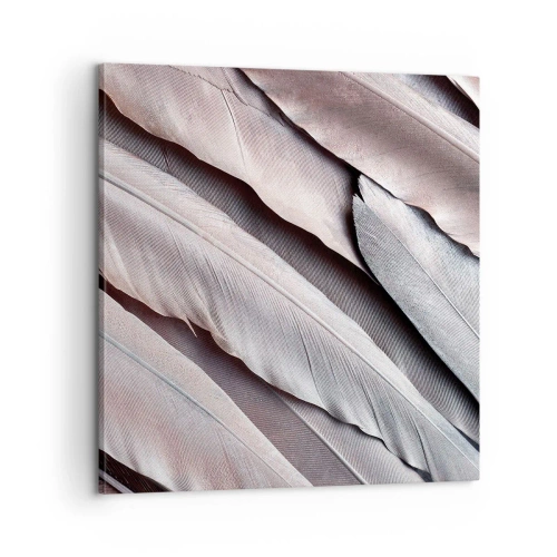 Schilderen op canvas - In roze zilver - 60x60 cm