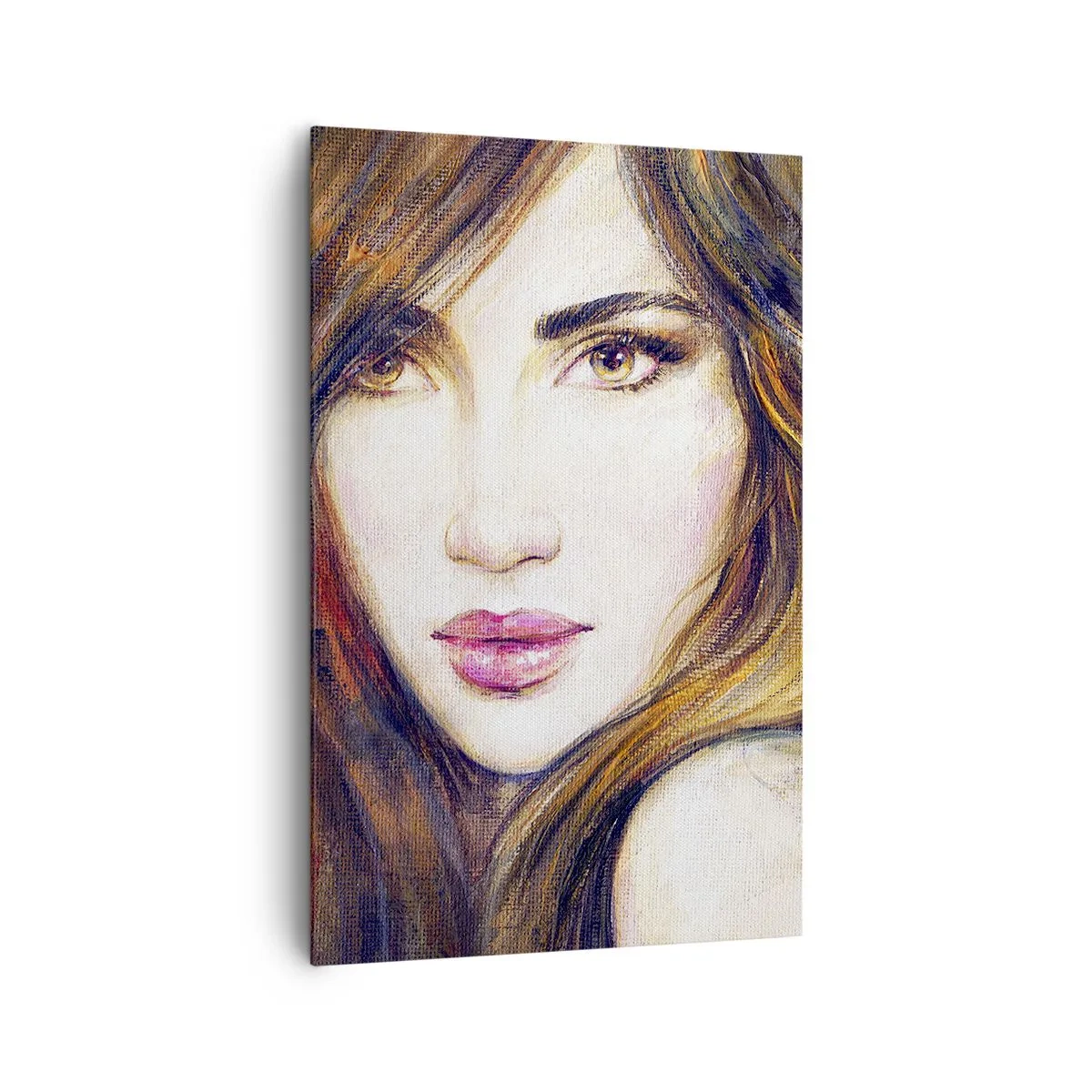 Schilderen op canvas - Een dubbeltje voor je gedachten - 80x120 cm